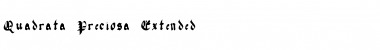 Download Quadrata Preciosa Extended Font Download Quadrata Preciosa Extended Font