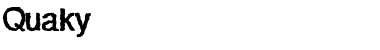 Download Quaky Font Download Quaky Font