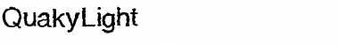 Download QuakyLight Font Download QuakyLight Font