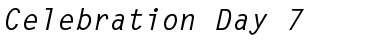 Download Celebration Day 7 Font Download Celebration Day 7 Font