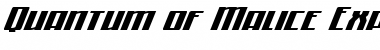 Download Quantum of Malice Expanded Italic Font Download Quantum of Malice Expanded Italic Font