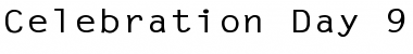 Download Celebration Day 9 Font Download Celebration Day 9 Font