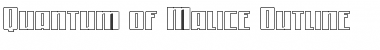 Download Quantum of Malice Outline Font Download Quantum of Malice Outline Font