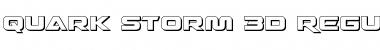 Download Quark Storm 3D Font Download Quark Storm 3D Font