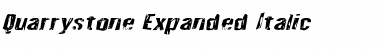 Download Quarrystone Expanded Italic Font Download Quarrystone Expanded Italic Font