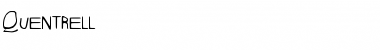 Download Quentrell Font Download Quentrell Font
