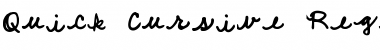 Download Quick Cursive Font Download Quick Cursive Font