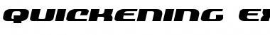 Download Quickening Expanded Italic Font Download Quickening Expanded Italic Font