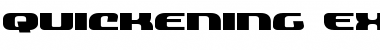 Download Quickening Expanded Font Download Quickening Expanded Font