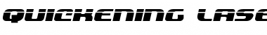 Download Quickening Laser Italic Font Download Quickening Laser Italic Font