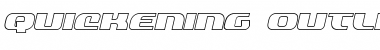 Download Quickening Outline Italic Font Download Quickening Outline Italic Font