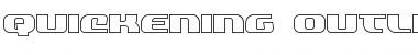 Download Quickening Outline Font Download Quickening Outline Font