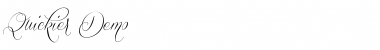 Download Quickier Demo Font Download Quickier Demo Font