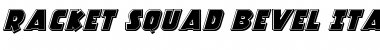 Download Racket Squad Bevel Italic Font Download Racket Squad Bevel Italic Font