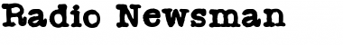 Download Radio Newsman Font Download Radio Newsman Font
