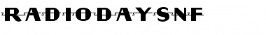 Download Radio Days NF Font Download Radio Days NF Font