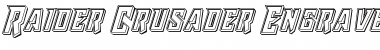 Download Raider Crusader Engraved Font Download Raider Crusader Engraved Font