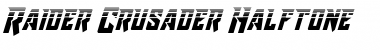 Download Raider Crusader Halftone Font Download Raider Crusader Halftone Font