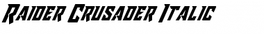 Download Raider Crusader Italic Font Download Raider Crusader Italic Font