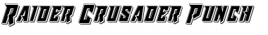 Download Raider Crusader Punch Font Download Raider Crusader Punch Font