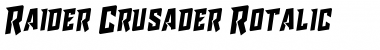 Download Raider Crusader Rotalic Font Download Raider Crusader Rotalic Font