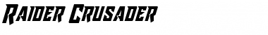 Download Raider Crusader Font Download Raider Crusader Font