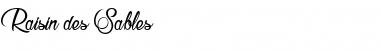 Download Raisin des Sables Font Download Raisin des Sables Font