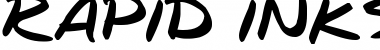 Download Rapid Inks Font Download Rapid Inks Font