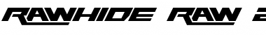 Download Rawhide Raw 2012 Font Download Rawhide Raw 2012 Font