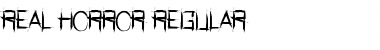 Download Real Horror Font Download Real Horror Font