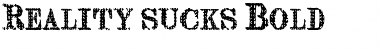 Download Reality sucks Font Download Reality sucks Font