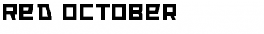 Download Red October Font Download Red October Font