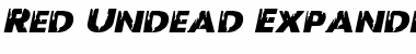 Download Red Undead Expanded Italic Font Download Red Undead Expanded Italic Font