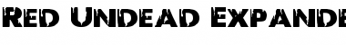 Download Red Undead Expanded Font Download Red Undead Expanded Font