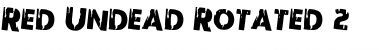 Download Red Undead Rotated 2 Font Download Red Undead Rotated 2 Font