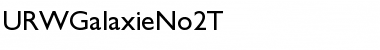 Download URWGalaxieNo2T Font Download URWGalaxieNo2T Font