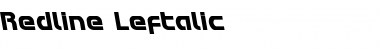 Download Redline Leftalic Font Download Redline Leftalic Font