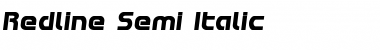 Download Redline Semi-Italic Font Download Redline Semi-Italic Font