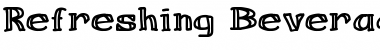 Download Refreshing Beverage Font Download Refreshing Beverage Font