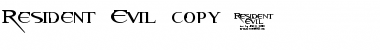 Download Resident Evil Font Download Resident Evil Font