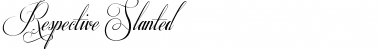Download Respective Slanted Font Download Respective Slanted Font