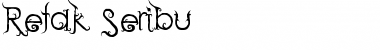 Download Retak Seribu Font Download Retak Seribu Font