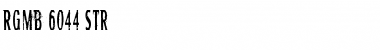 Download RGMB 6044 Str Font Download RGMB 6044 Str Font