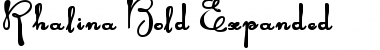 Download Rhalina Bold Expanded Font Download Rhalina Bold Expanded Font