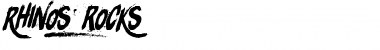 Download Rhinos rocks Font Download Rhinos rocks Font