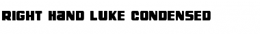 Download Right Hand Luke Condensed Font Download Right Hand Luke Condensed Font