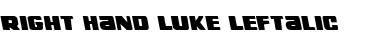 Download Right Hand Luke Leftalic Font Download Right Hand Luke Leftalic Font