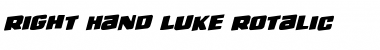 Download Right Hand Luke Rotalic Font Download Right Hand Luke Rotalic Font