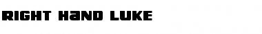 Download Right Hand Luke Font Download Right Hand Luke Font