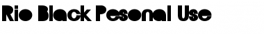 Download Rio Black Pesonal Use Font Download Rio Black Pesonal Use Font